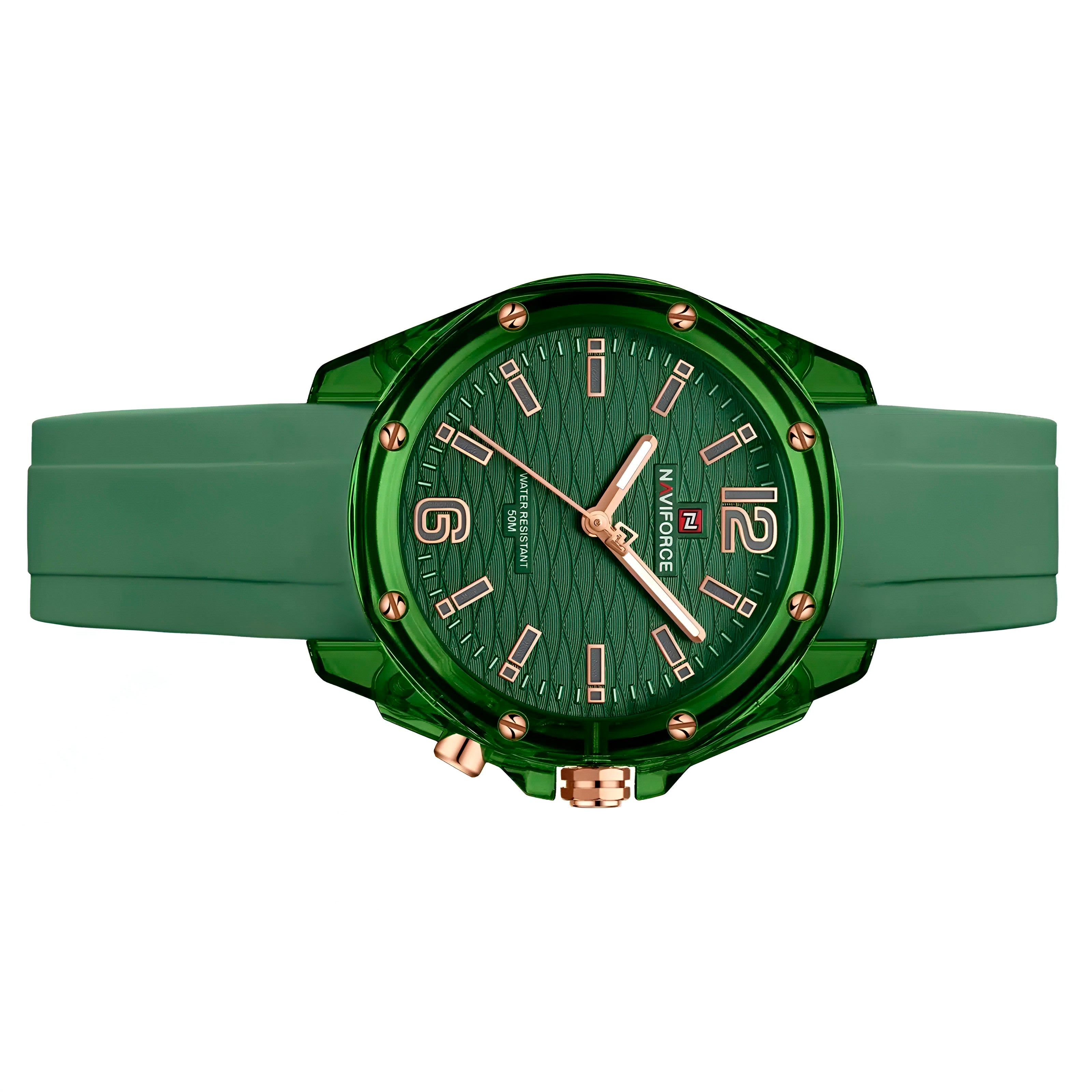 Reloj Naviforce Verde Mujer – Elegancia que Inspira Confianza
