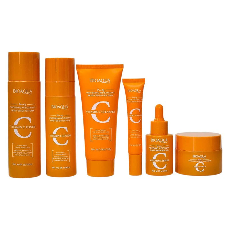 Kit Facial Bioaqua Vitamina C – 6 Piezas